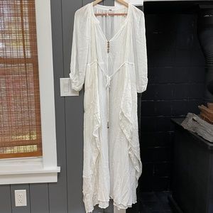 FREE PEOPLE -Plenty Of Love Maxi white dress